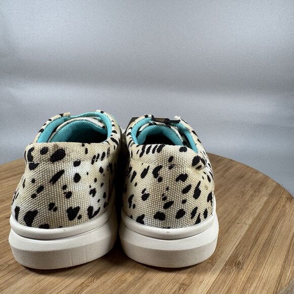 Ariat Youth Kid's 3 Hilo Washed Animal Print Slip On Shoe Loafer NEW - Picture 4 of 7